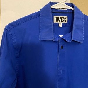 Express 1MX Button Down Dress Shirt